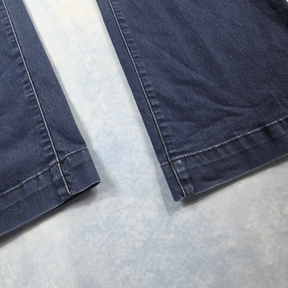 Free People Flare Jeans Dark Wash Indigo Denim Women Size 25 6185-16515125